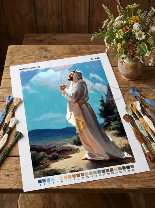 Jezus się modli.