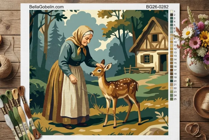 Staruszka i sarenka