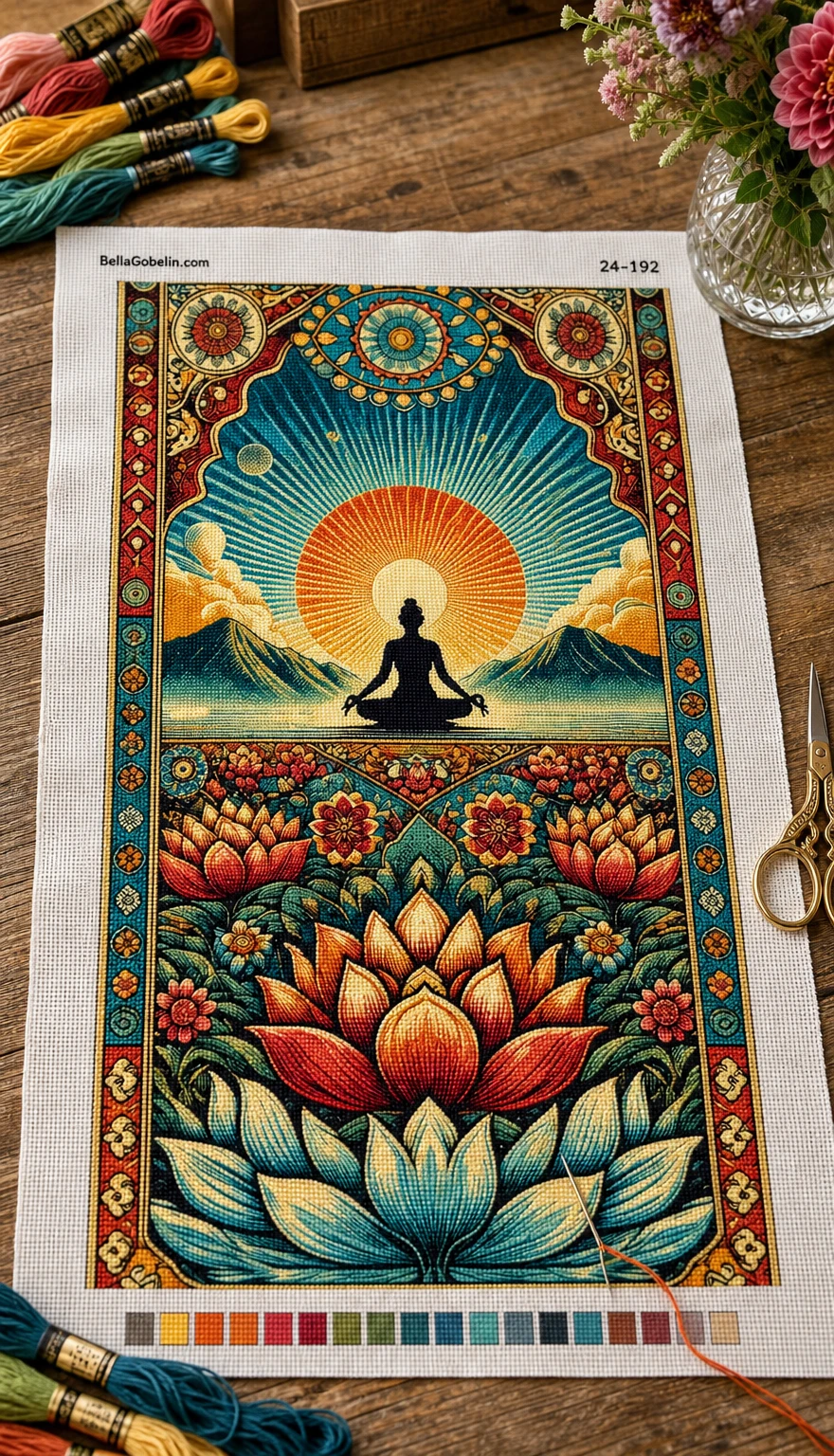 Ilustracja: Medytacja mandala