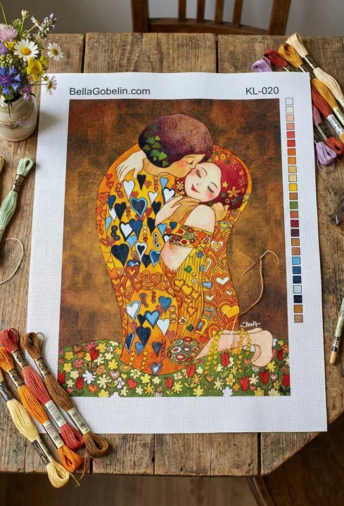 Replika Klimta w stylu dziecięcym
