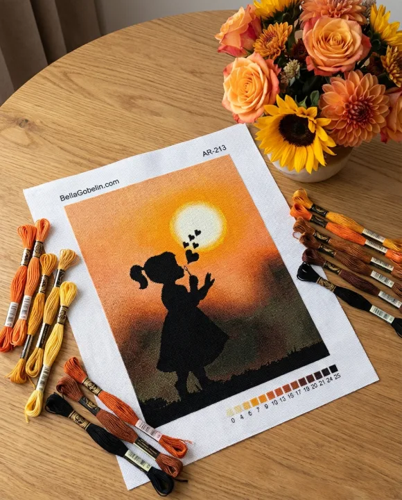 Silhouette dziewczynki