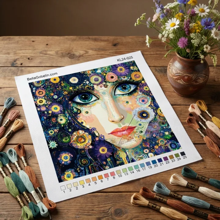 Styl Klimta: Oczy