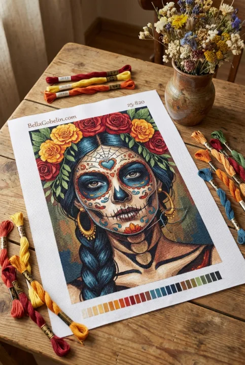 Seria portretów halloweenowycj z Meksyku – 25-820