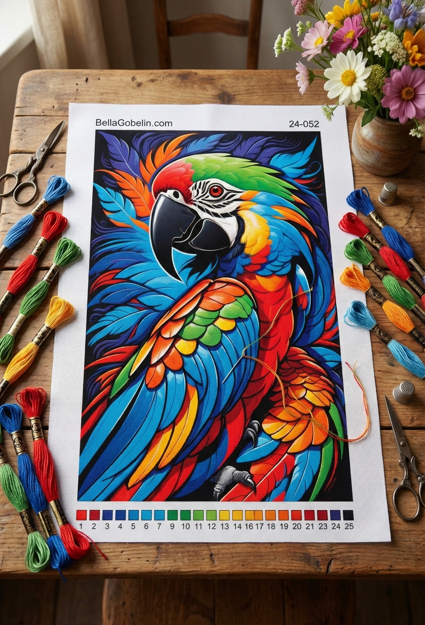 Kolorowy papuga
