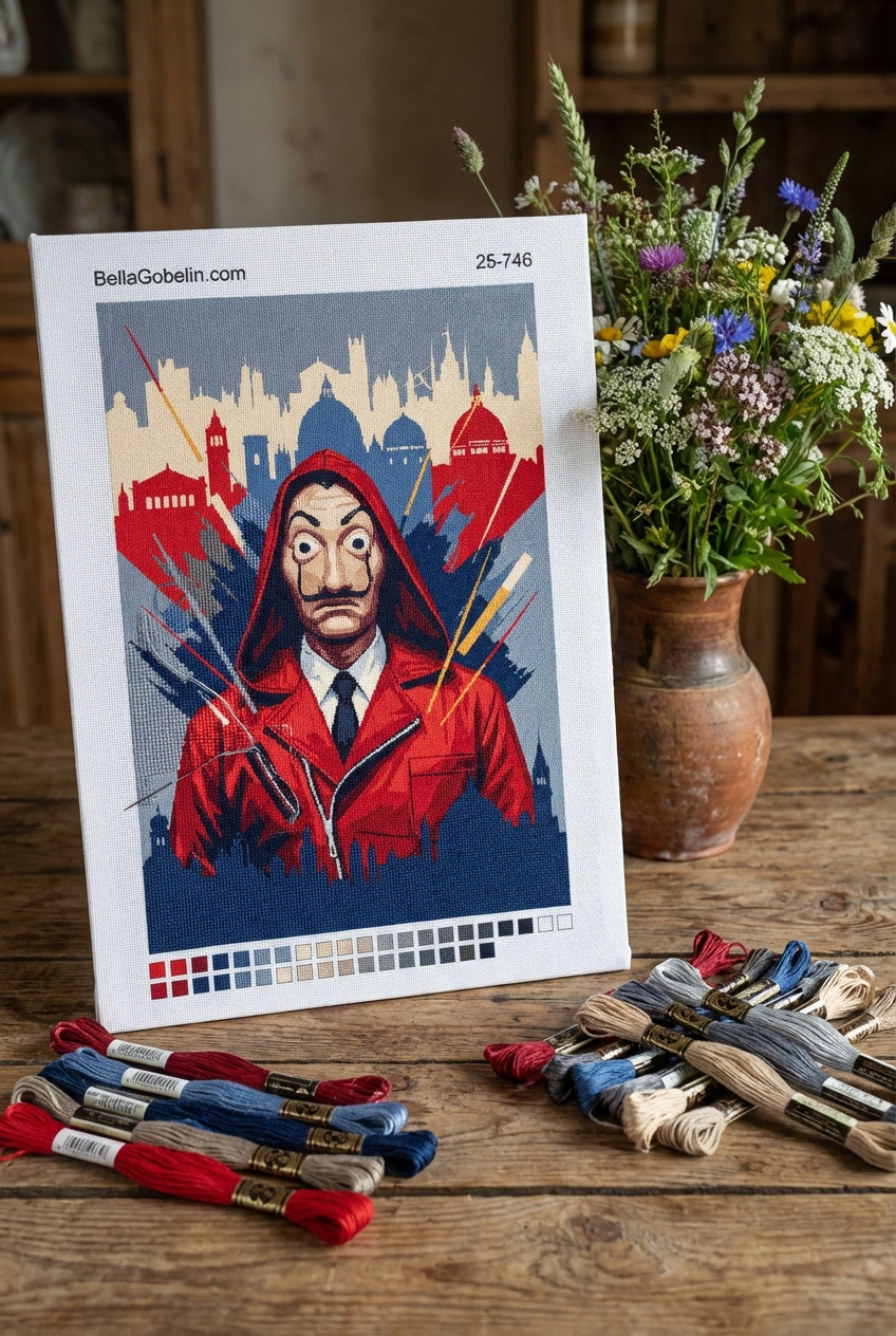 Motyw z serialu Money Heist – 25-746