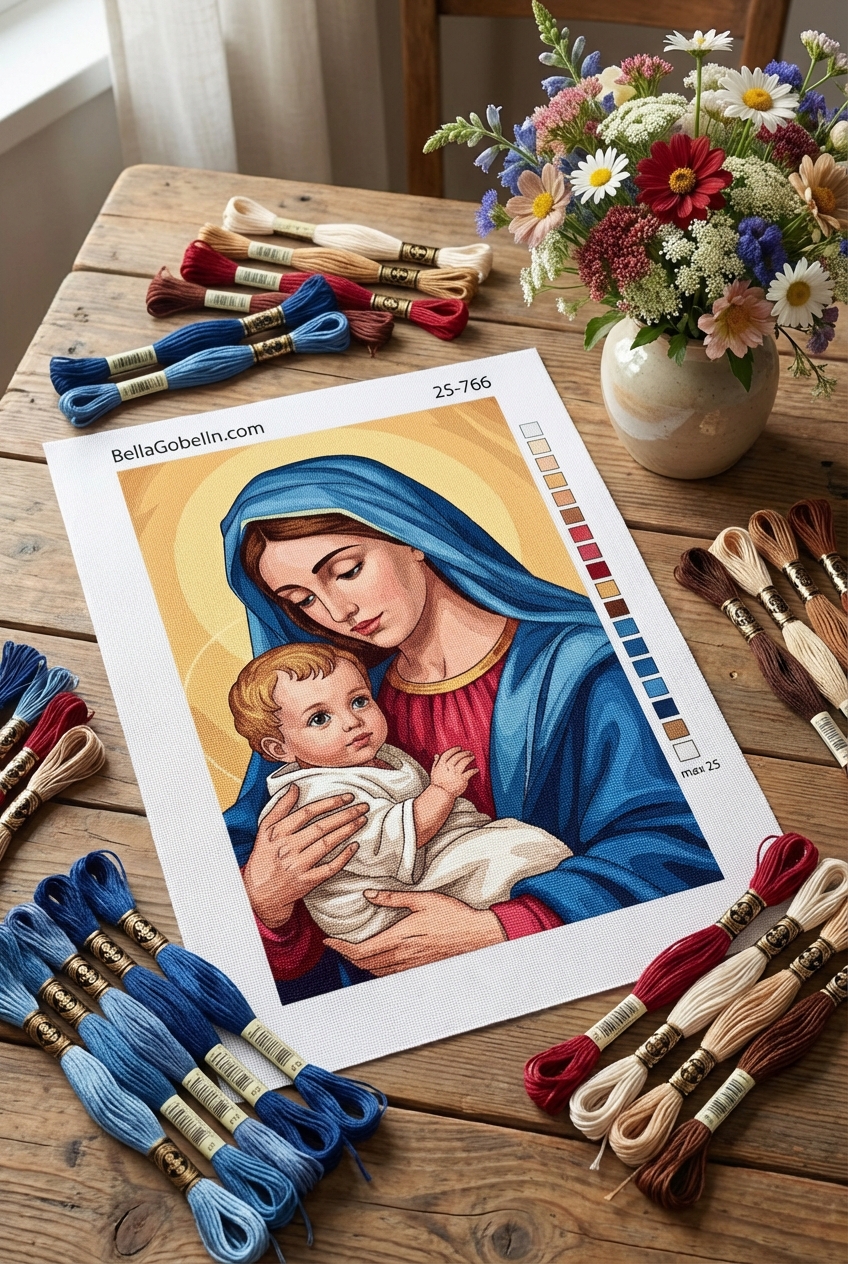 Maria i mały Jezu