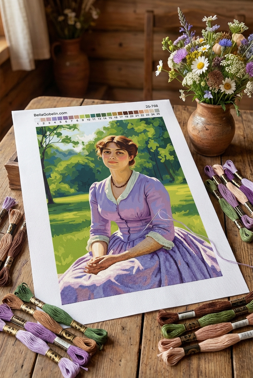Nowoczesna kobieta w sukni Lilli – 25-768