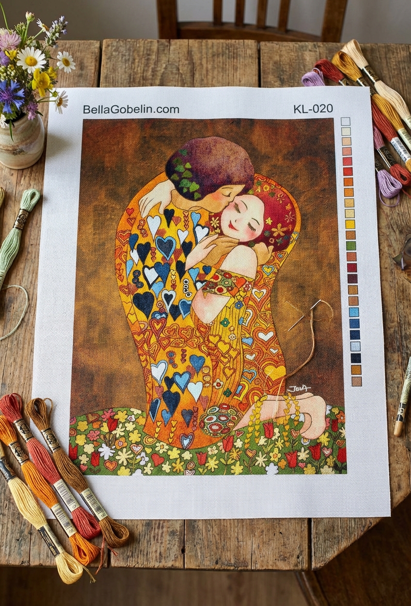 Replika Klimta w stylu dziecięcym