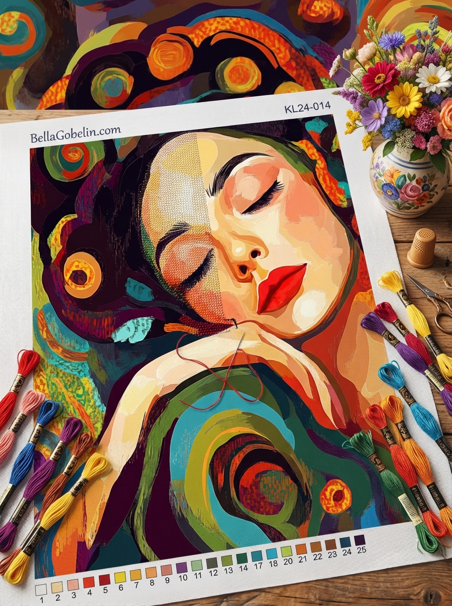 Styl Klimta: Odpoczynek – KL24-014