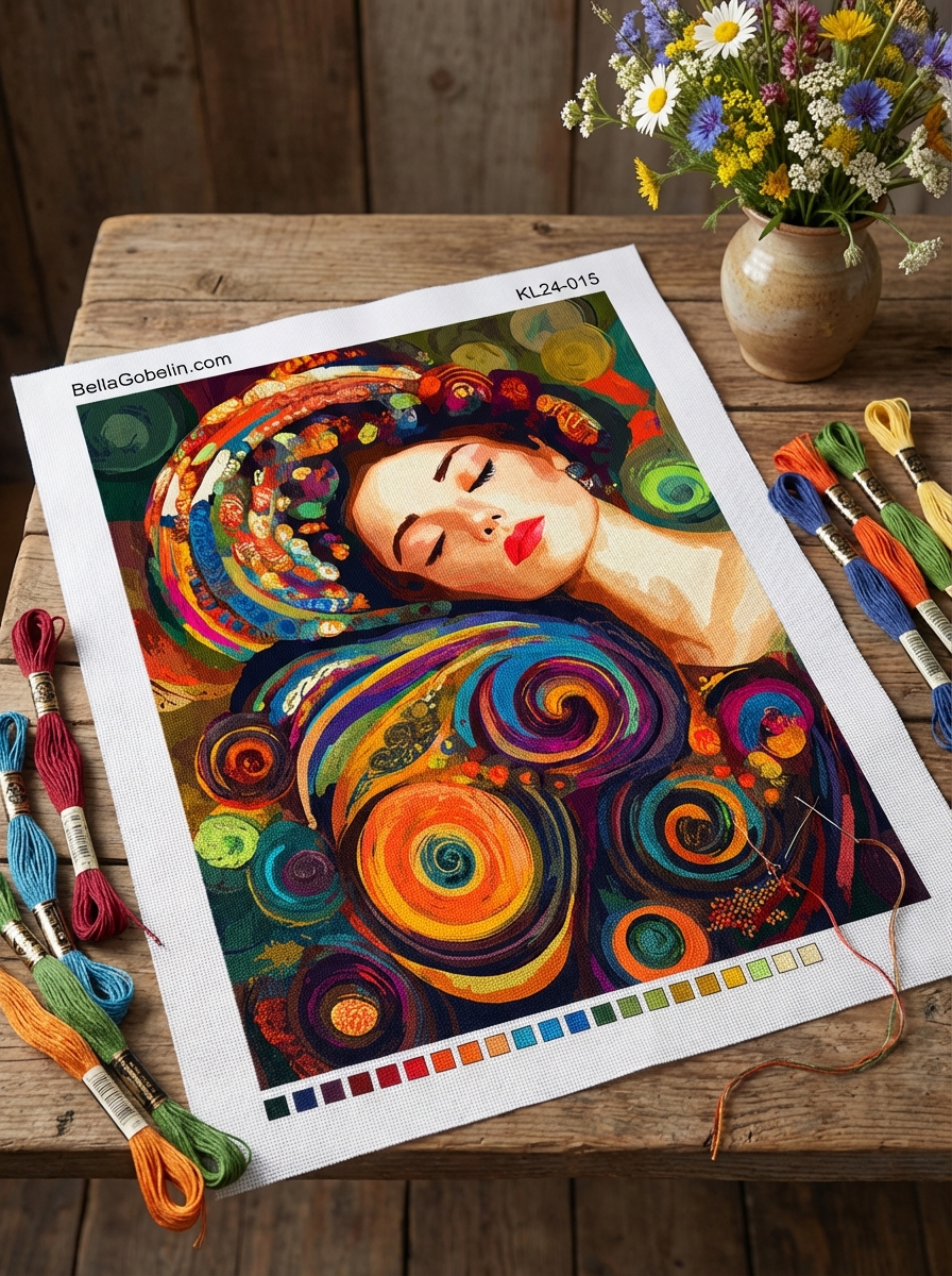 Styl Klimta: Odpoczynek – KL24-015