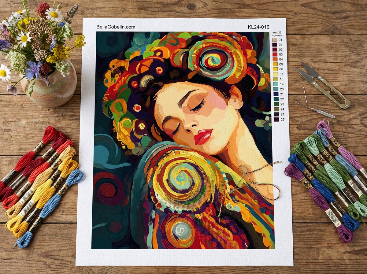 Styl Klimta: Odpoczynek – KL24-016