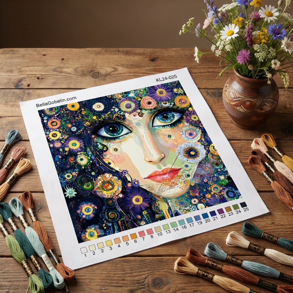Styl Klimta: Oczy