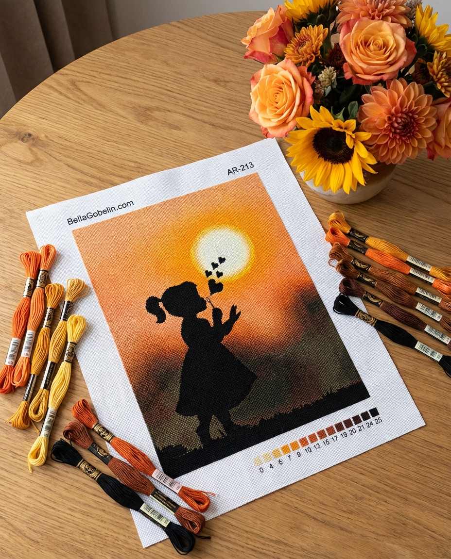 Silhouette dziewczynki