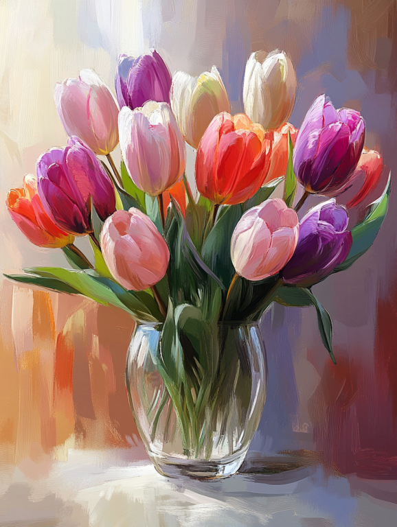 Tulipáncsokor – 25-494