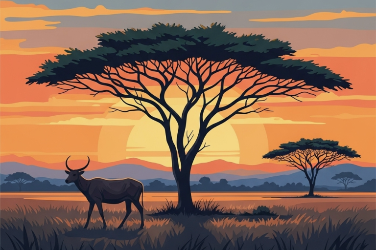 Naplemente Afrikában