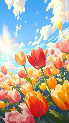 Kolorowe tulipany – 24-162
