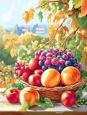 Kosz owoców martwej natury – 25-239