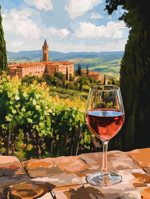 Cudowna Toskania, Chianti, Wino