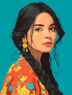 Portret dziewczyny z Peru