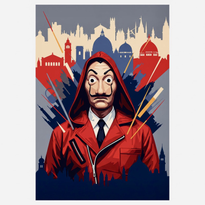 Motyw z serialu Money Heist – 25-746