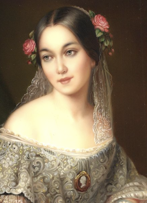 Wiktoriański portret damy