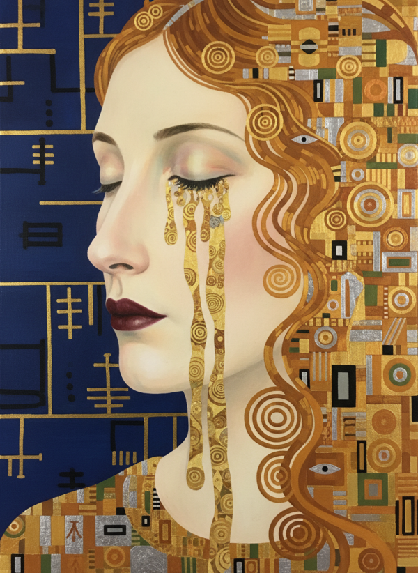Klimt - Złote łzy - Wariacja 1