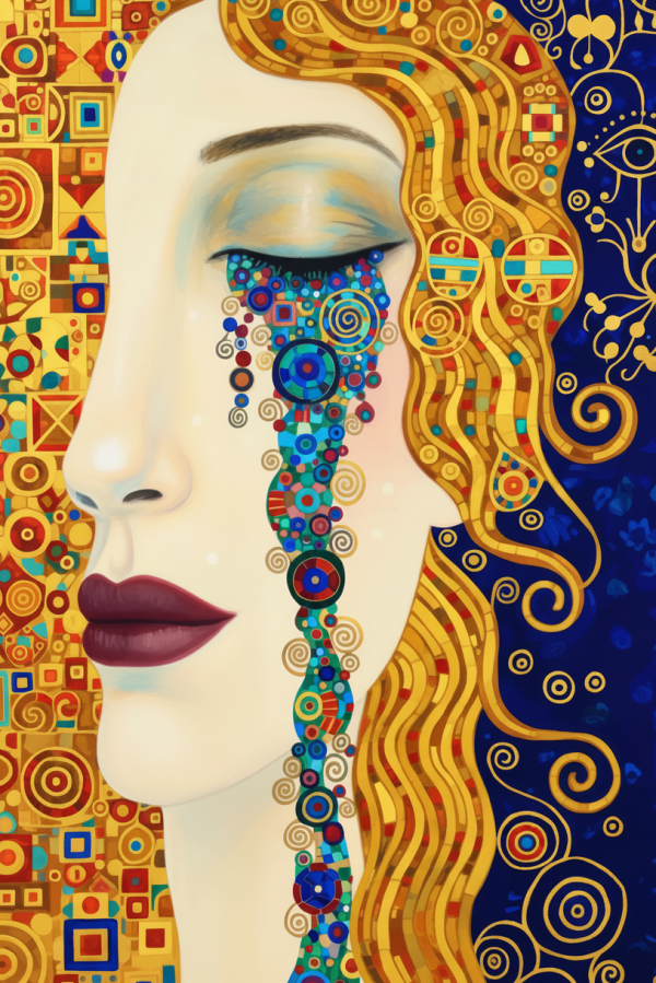 Klimt - Złote łzy - Wariacja 4