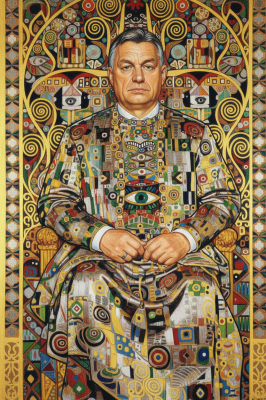 Portret w stylu Gustava Klimta – BG26-0211