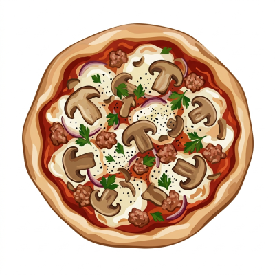 Włoska Pizza Boscaiola