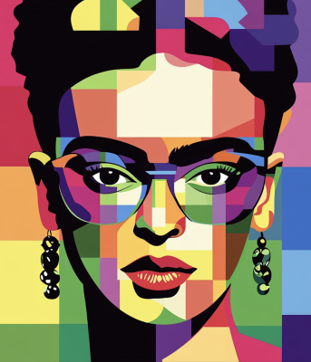 Nowoczesny portret Fridy Kahlo – FR24-003
