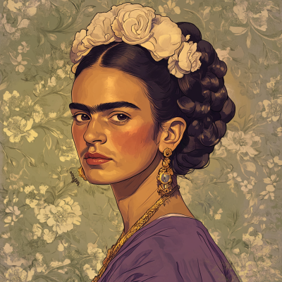 Portret Fridy Kahlo – FR24-006
