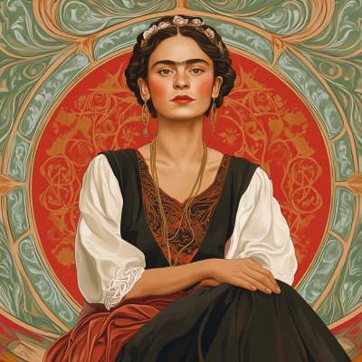 Portret Fridy Kahlo – FR24-007