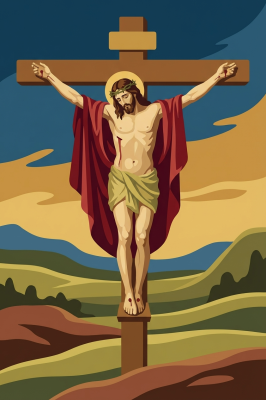 Jezus na krzyżu – BG26-0327