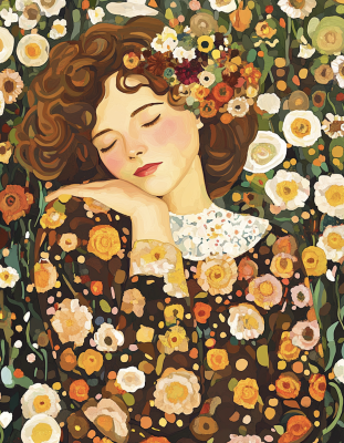Styl Klimta: Wiosna