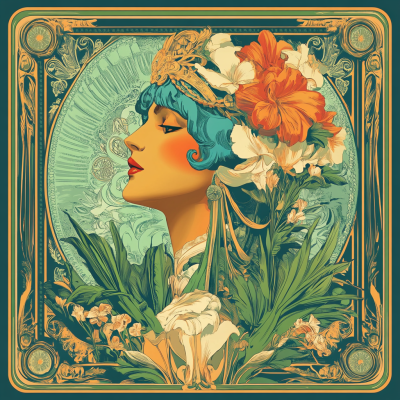 Styl Mucha: Gatsby