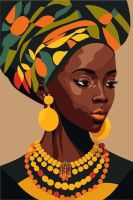 Portret afro kobiety