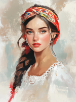 Rosyjski portret damy