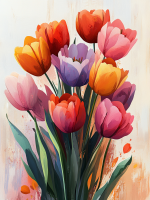 Kolorowe tulipany – 25-503