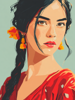 Portret dziewczyny z Kolumbii