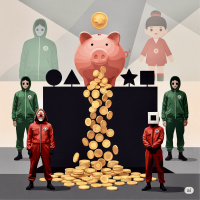 Motyw z filmu Money Heist