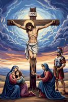 Jezus na krzyżu – 25-794