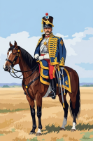 Portret husarza konnego