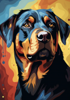 Portret Rottweilera