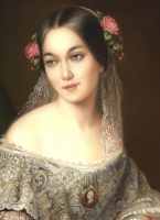 Wiktoriański portret damy