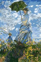 Claude Monet: Kobieta z parasolką