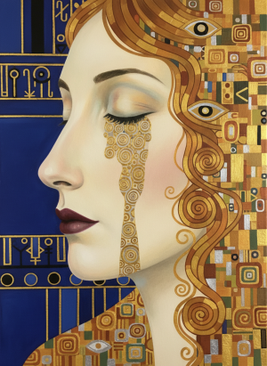 Klimt - Złote łzy - Wariacja 3