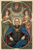 Portret secesyjny z Budapesztem