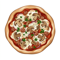 Włoska Pizza Boscaiola
