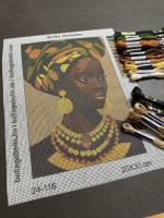 Portret afro kobiety