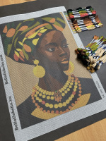 Portret afro kobiety